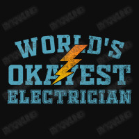 World's Okayest Electrician Crop Top | Artistshot