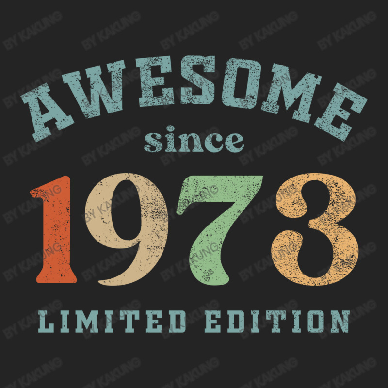 Awesome Since 1973 3/4 Sleeve Shirt | Artistshot