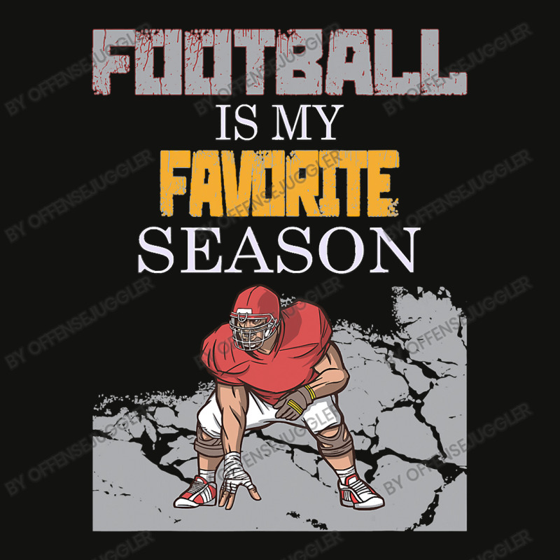 Football Is My Favorite Season 151 Scorecard Crop Tee by offensejuggler | Artistshot