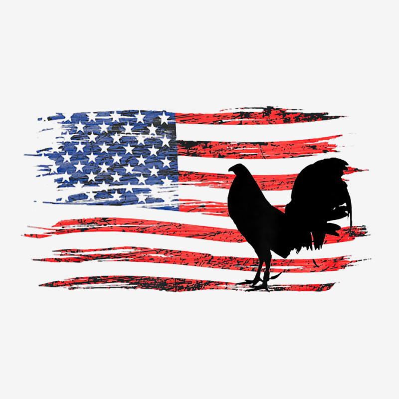 Gamefowl Vintage Distressed Us Flag Rooster Gallegos Fighter T Shirt Adjustable Cap by emaliekrein | Artistshot