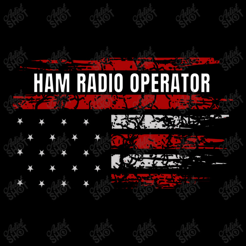 Ham Radio Operator American Usa Flag Amateur Radio V-Neck Tee by irhamtsani | Artistshot