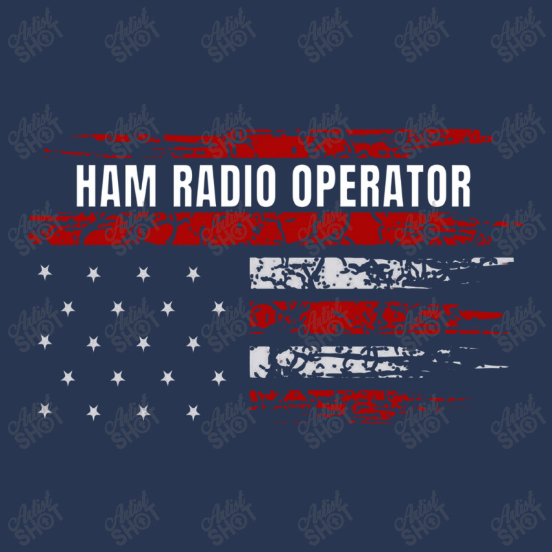 Ham Radio Operator American Usa Flag Amateur Radio Men Denim Jacket by irhamtsani | Artistshot