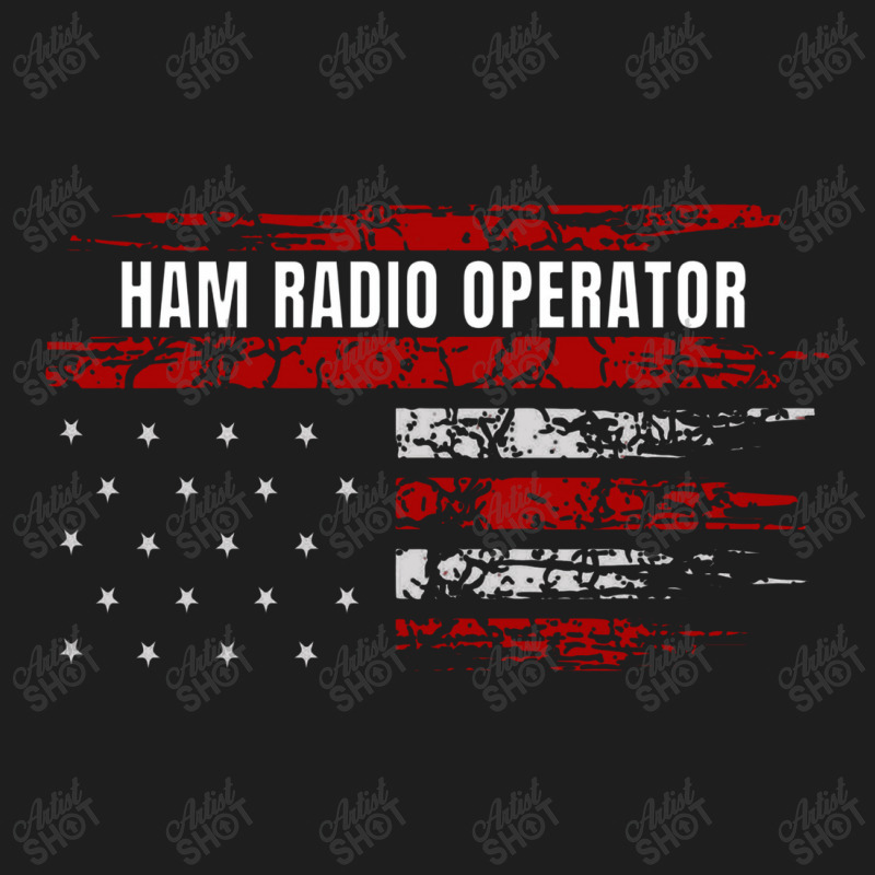 Ham Radio Operator American Usa Flag Amateur Radio Classic T-shirt by irhamtsani | Artistshot