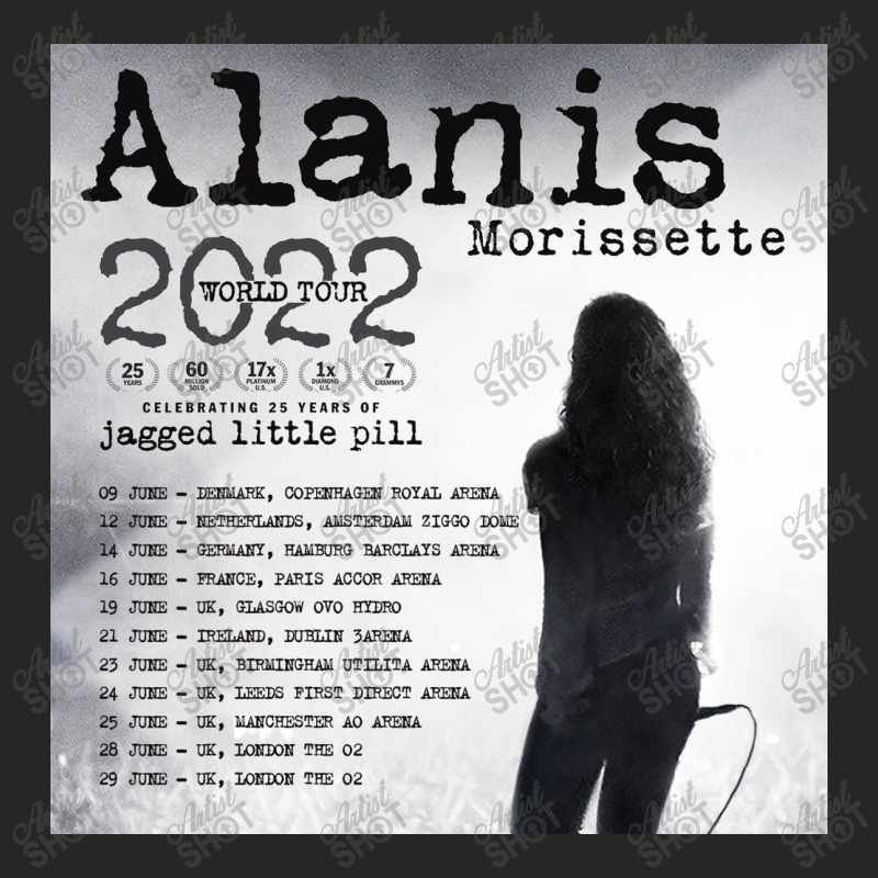 Alanis Morissette Jagged Little Pill Tour Dates 2022 Waldjinah Ladies Fitted T-Shirt by alexanderchloe | Artistshot