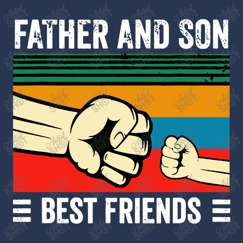 Father And Son Greatest Friends Men Denim Jacket | Artistshot