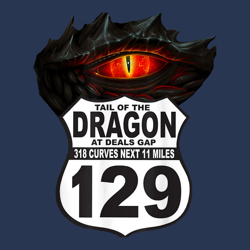 Motorcycle Highway 129 Tail The Dragon Deals Gap 318 Curves T Shirt Ladies Denim Jacket | Artistshot