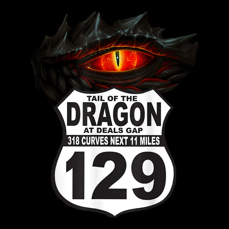 Motorcycle Highway 129 Tail The Dragon Deals Gap 318 Curves T Shirt Youth Zipper Hoodie | Artistshot