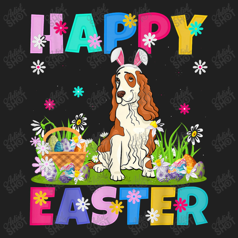 Happy Easter Bunny Cocker Spaniel Dog Easter Sunday Ladies Polo Shirt by irhamtsani | Artistshot