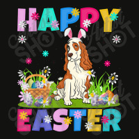 Happy Easter Bunny Cocker Spaniel Dog Easter Sunday Scorecard Crop Tee | Artistshot