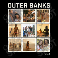 Outer Banks Group Shot Photo Panel Collage Adjustable Cap | Artistshot