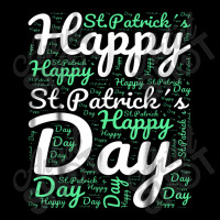 Happy St Patricks Day Wordart V-neck Tee | Artistshot