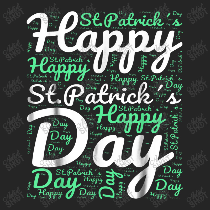 Happy St Patricks Day Wordart Unisex Hoodie | Artistshot