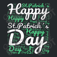 Happy St Patricks Day Wordart Crewneck Sweatshirt | Artistshot