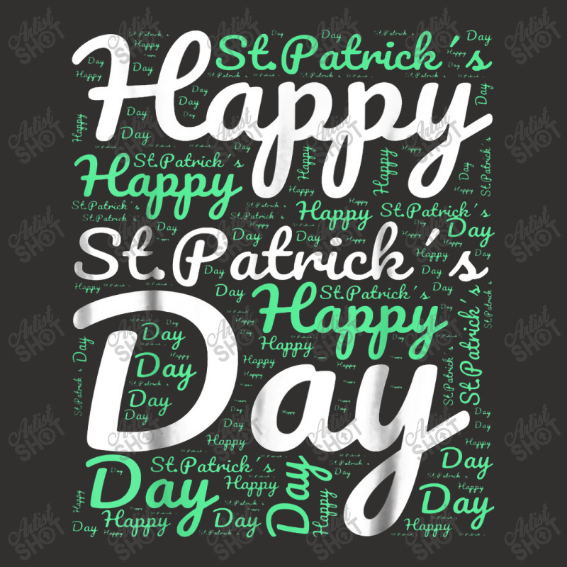 Happy St Patricks Day Wordart Champion Hoodie | Artistshot