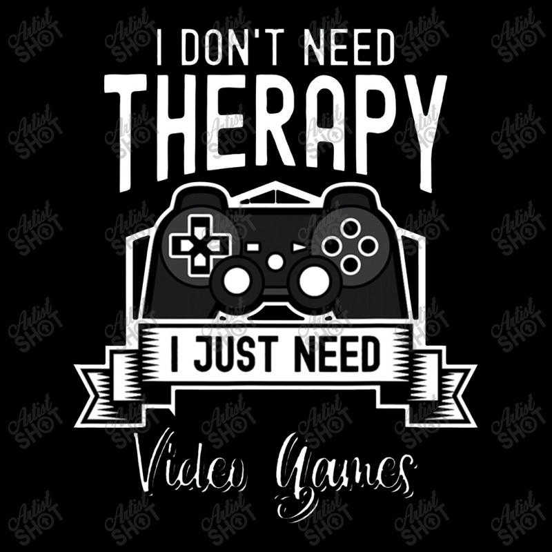 I Don't Need Therapy, I Just Need Video Games Funny Gamer Fleece Short by irhamtsani | Artistshot