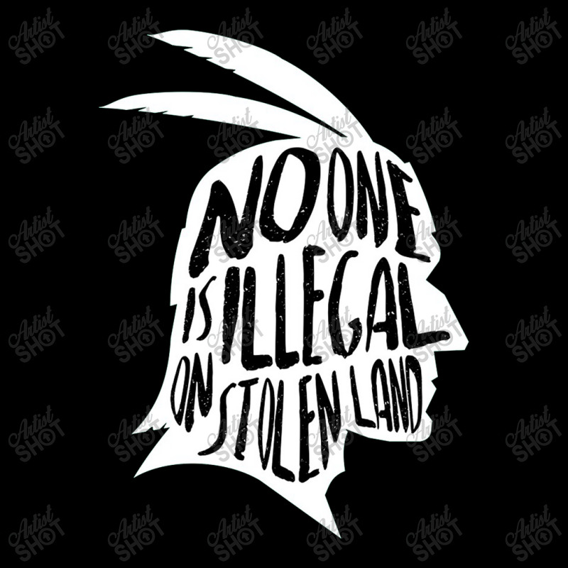 No One Is Illegal On Stolen Land Shirt Immigrants Usa Political V-Neck Tee by michaelnaher | Artistshot