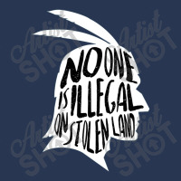 No One Is Illegal On Stolen Land Shirt Immigrants Usa Political Men Denim Jacket | Artistshot