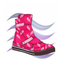 Pink Feather Shoes Youth Zipper Hoodie | Artistshot