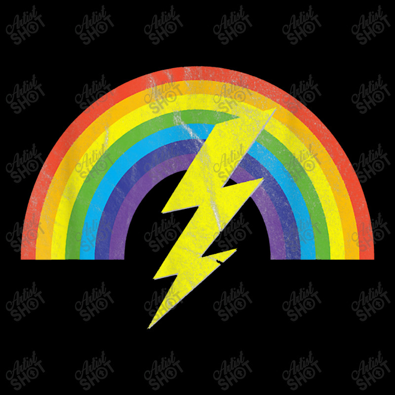 Rainbow Lightning Bolt Adjustable Cap by kamiatun | Artistshot