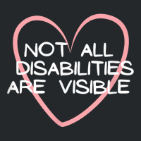 Not All Disabilities Are Visible, Neurodiversity T Shirt Crewneck Sweatshirt | Artistshot