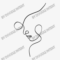 Minimal One Line Art Woman Face Ladies Fitted T-shirt | Artistshot