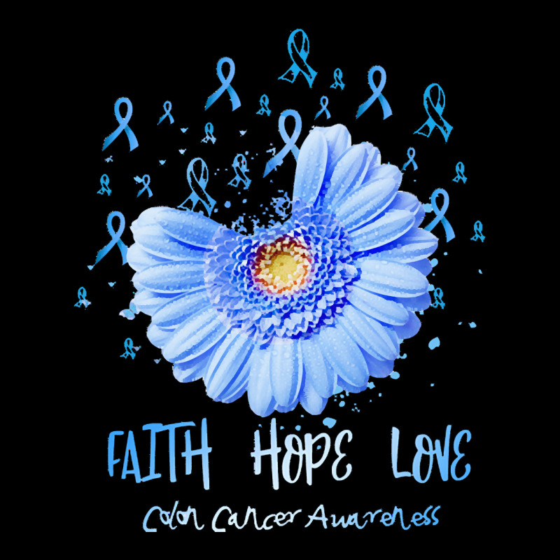 Colon Cancer Awareness T  Shirt Faith Hope Love Colon Cancer Awareness Pocket T-shirt | Artistshot