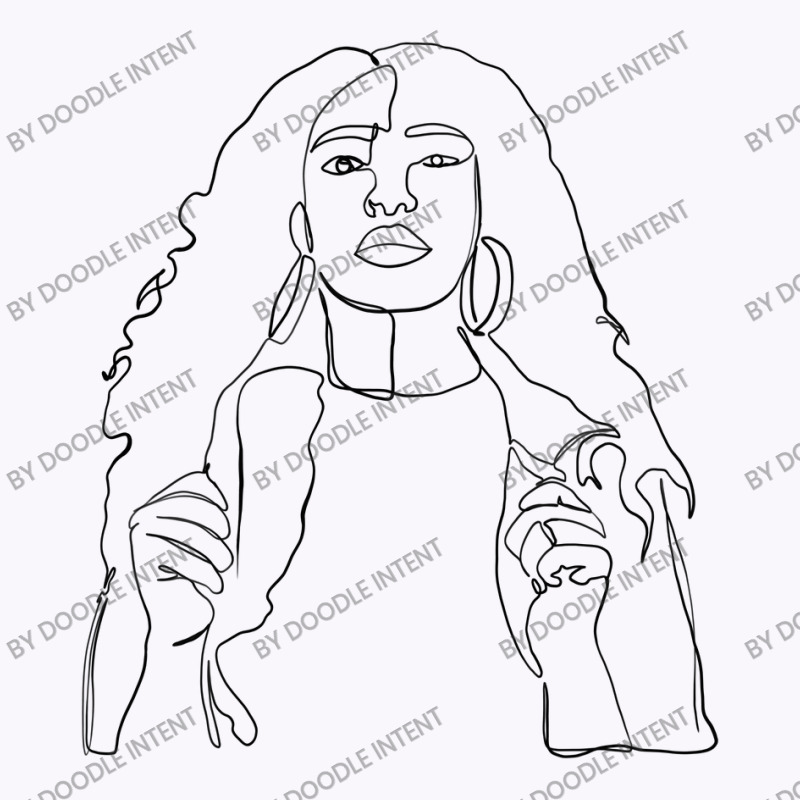 Beautiful Woman With Long Hair Tank Top by Doodle Intent | Artistshot