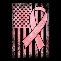 Breast Cancer American Flag Pocket T-shirt | Artistshot