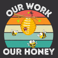 Bee Vegan T  Shirt Our Work Our Honey Bee Vegan Plantbased Funny Novel Vintage Hoodie | Artistshot