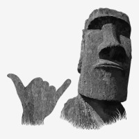 Funny Easter Island Rapa Nui Moai Statue Surfer Shaka Sign T Shirt Toddler Hoodie | Artistshot