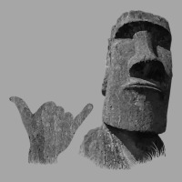 Funny Easter Island Rapa Nui Moai Statue Surfer Shaka Sign T Shirt Toddler Sweatshirt | Artistshot