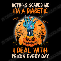 Diabetes Diabetic Nothing Scares Me Im A Diabetic I Deal With Pricks 4 Adjustable Cap | Artistshot