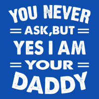 You Never Ask,but Yes I Am Your Daddy White Ribbon Keychain | Artistshot
