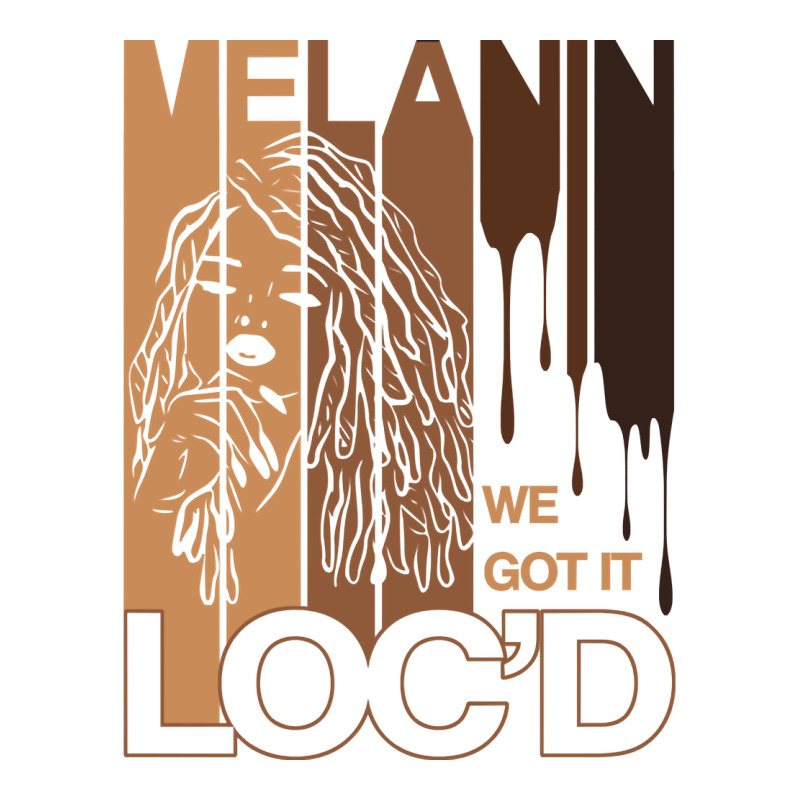 Melanin Drippin We Got It Loc'd Black Afro Natural Hair Pullover Hoodi Sticker | Artistshot