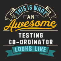 Funny Testing Co Ordinator Shirt Awesome Job Occupation T Shirt Ladies Fitted T-shirt | Artistshot