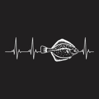 Flounder Fishing Heartbeat T Shirt T-shirt | Artistshot