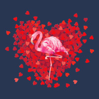 Flamingo Lovers Valentine Day Gift T  Shirt Cute Flamingo In Heart Lov Men Denim Jacket | Artistshot