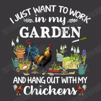 Chicken Chick I Just Want To Work In My Garden And Hang Out Chicken 29 Ladies Curvy T-shirt | Artistshot