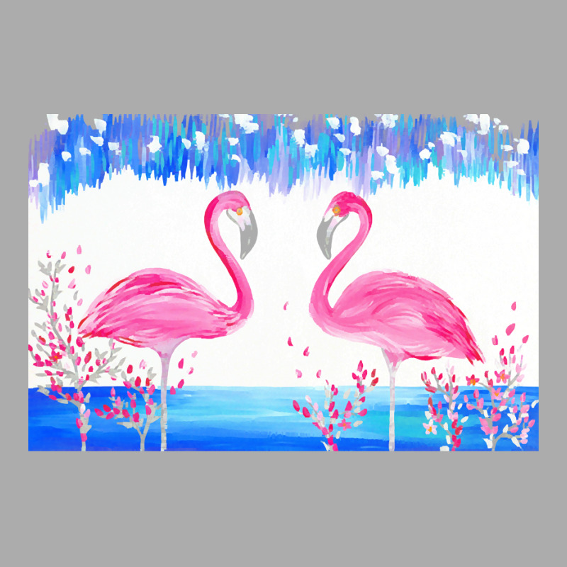 Flamingo T  Shirt Blue And Pink 4 T  Shirt Men's T-shirt Pajama Set | Artistshot