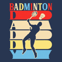 Fathers Day Gift Ideas T  Shirtbadminton Daddy Funny Daddy Papa Gifts Men Denim Jacket | Artistshot