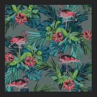 Flamingo T  Shirt Flamingo In The Tropical Forest Shades Of Blue T  Sh 3/4 Sleeve Shirt | Artistshot