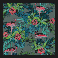 Flamingo T  Shirt Flamingo In The Tropical Forest Shades Of Blue T  Sh Hoodie & Jogger Set | Artistshot