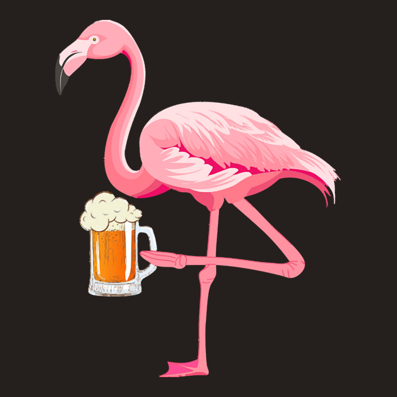 Flamingo T  Shirt Flamingo With Beer Funny T  Shirt Tank Top | Artistshot