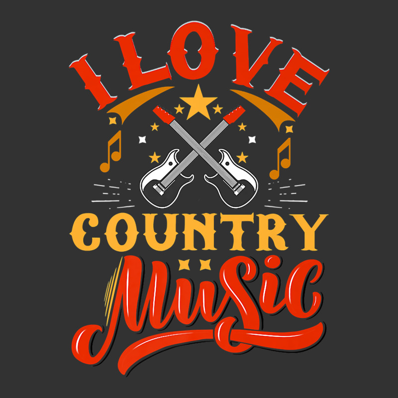 I Love Country Music Design With Guitars And Musical Notes Premium T S Baby Bodysuit by zakarimullin | Artistshot