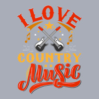 I Love Country Music Design With Guitars And Musical Notes Premium T S Tank Dress | Artistshot