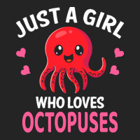 Octopus T  Shirt Just A Girl Who Loves Octopuses I Girl Octopus T  Shi 3/4 Sleeve Shirt | Artistshot