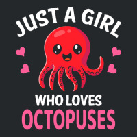 Octopus T  Shirt Just A Girl Who Loves Octopuses I Girl Octopus T  Shi Crewneck Sweatshirt | Artistshot