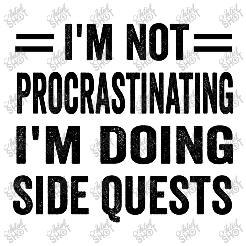 I'm Not Procrastinating... I'm Doing Side Quests Men's T-shirt Pajama Set | Artistshot