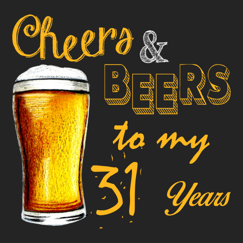 Cheers And Beers To  My 31 Years 3/4 Sleeve Shirt | Artistshot