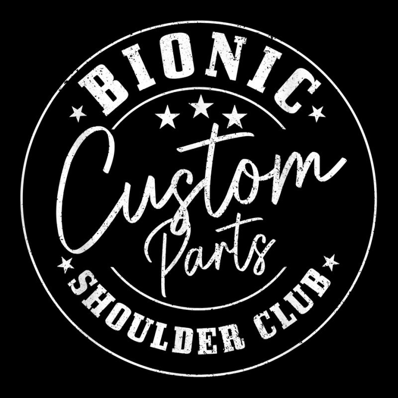 Shoulder Surgery Bionic Custom Parts Club Recovery Get Well T Shirt Cropped Hoodie by towamingle | Artistshot